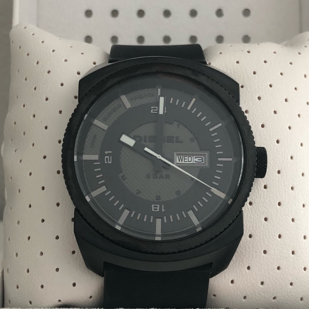 Black on Black Mens Diesel Watch